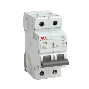 Выключатель автоматический EKF AVERES AV-10 mcb10-2-16C-av