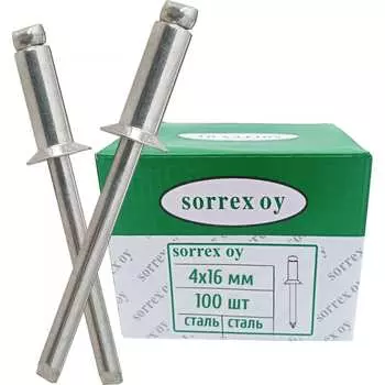 Вытяжная заклепка SORREX 4.0х16 100 шт. SSK 40160 100