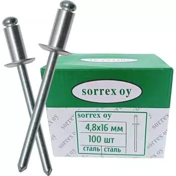 Вытяжная заклепка SORREX 4.8х16 1000 шт. SSD 48160 100