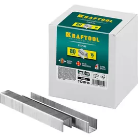 Закаленные скобы KRAFTOOL тип 80 16 мм (5000 шт.) 31780-16
