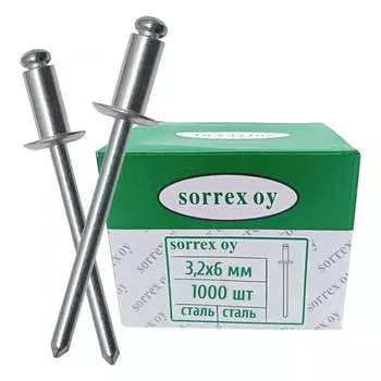 Заклепка SORREX ST/ST-3.2X6 SSD SSD 32600 1000