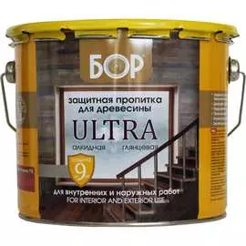 Защитная пропитка для древесины Бор ULTRA 4690417079568