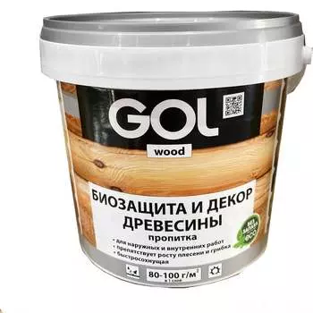 Защитно-декоративная пропитка Palizh GOL wood AQUA Wd.232.07-0,9 11606030