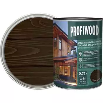 Защитно-декоративное покрытие для древесины Profiwood 72628