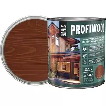 Защитно-декоративное покрытие для древесины Profiwood 72658