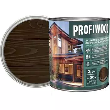 Защитно-декоративное покрытие для древесины Profiwood 72660