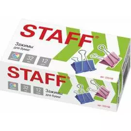 Зажимы для бумаг Staff