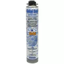 Зимняя профессиональная монтажная пена GlobalSeal GS-65 Gold 3652119