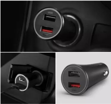 Автомобильное зарядное устройство Xiaomi Mi 37W Dual-Port Car Charger