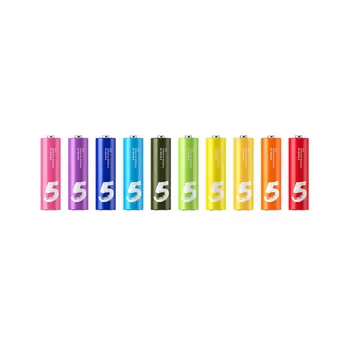Батарейки щелочные Xiaomi AA Rainbow Batteries, 10 шт.