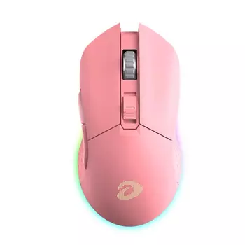 Игровая беспроводная мышь Dareu EM901 Pink