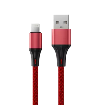 Кабель Accesstyle AL24-F200M USB-Lighting 2м Red
