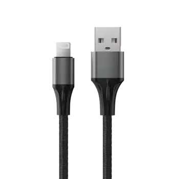 Кабель Accesstyle AL24-F200M USB-Lighting 2м Black