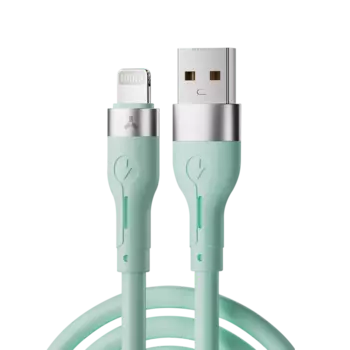 Кабель Accesstyle AL24-S100 USB-Lighting 1м Light Green