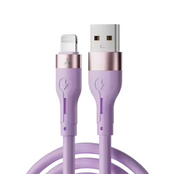 Кабель Accesstyle AL24-S100 USB-Lighting 1м Violet