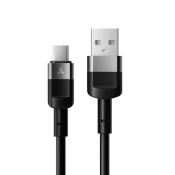 Кабель Accesstyle AM24-T100 USB-Micro USB 1м Black