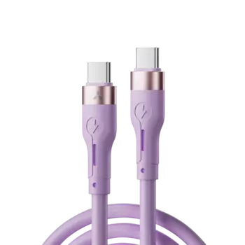 Кабель Accesstyle CC30-S100 Type C-Type C 1м Violet