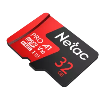 Карта памяти Netac MicroSD P500 Extreme Pro 32GB, Retail version card only