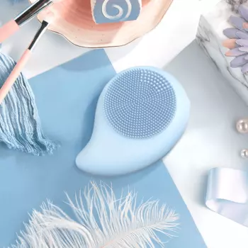 Массажер для чистки лица FitTop L-Clear, голубой