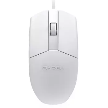 Проводная мышь Dareu LM103 White, 1.8 м