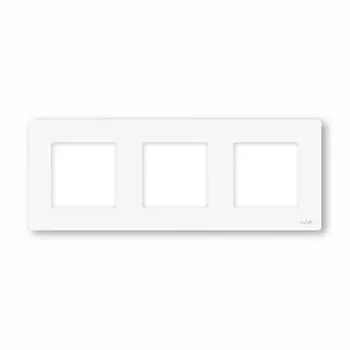 Рамка электроустановочная Moes Switch Surface Frame PP-SR-EU3P White