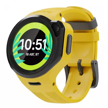 Смарт-часы детские Elari Kidphone 4GR Yellow