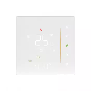 Термостат Moes Smart Thermostat ZHT-006-GB-WH-MS Zigbee, белый