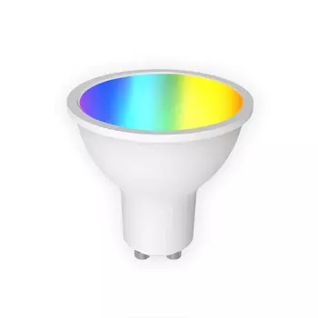 Умная лампочка Moes Smart Light Bulb LED 5W, Multicolor, WiFi, GU10