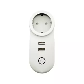 Умная розетка Moes Smart Socket, Zigbee, белая