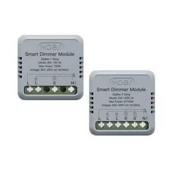 Умное реле Moes ZigBee Smart Switch Module ZM-104B-M-MS