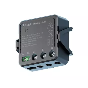 Умное реле Sber SBDV-00050, чёрный