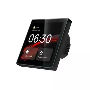 Умный дисплей Moes ZigBee Smart Multi-control Touch Screen Panel Black