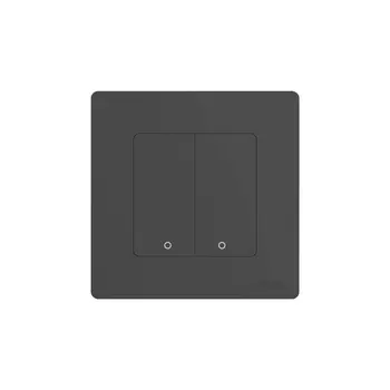 Умный выключатель Moes ZigBee Smart Switch Double SR-ZS Grey