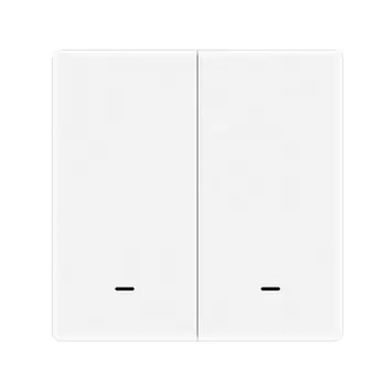 Умный выключатель Moes ZigBee Smart Switch Double ZS-EUB White