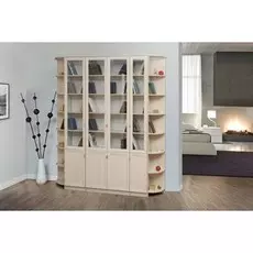 Шкаф книжный Библиотека Роза мдф