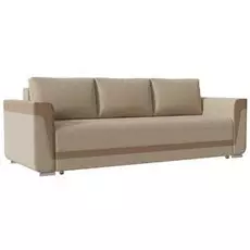 Диван прямой Фаворит Бежевый еврокнижка