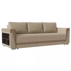 Диван прямой Фаворит Люкс Бежевый еврокнижка