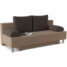 Диван прямой Мадрид Brown еврокнижка