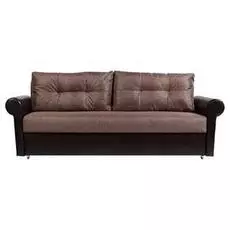 Диван прямой Манако еврокнижка коричневый