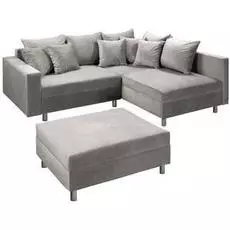 Диван угловой Аримо с пуфом