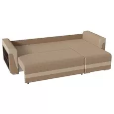 Диван угловой Фаворит Люкс Коричневый еврокнижка