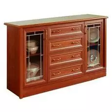 Комод Хельга 2.4 со стеклом мдф