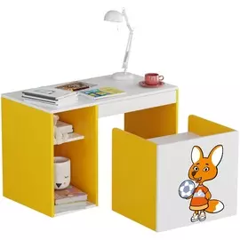 Комплект детский стол со стулом Юниор Оранжевая Корова