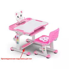 Комплект растущий парта и стул Mealux