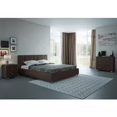 Кровать Атлантика 1-2 (Зара классик) экокожа