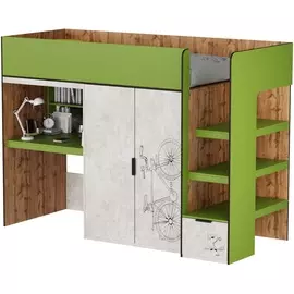 Кровать-чердак Простоквашино Лофт