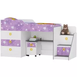 Кровать-чердак Софити Оранжевая Корова