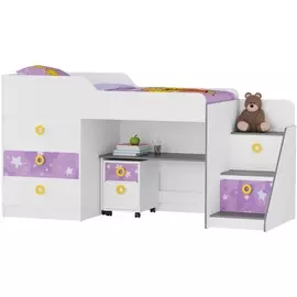 Кровать-чердак Софити Оранжевая Корова