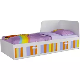 Кровать детская Модерн Оранжевая Корова