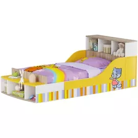 Кровать детская Модерн Оранжевая Корова